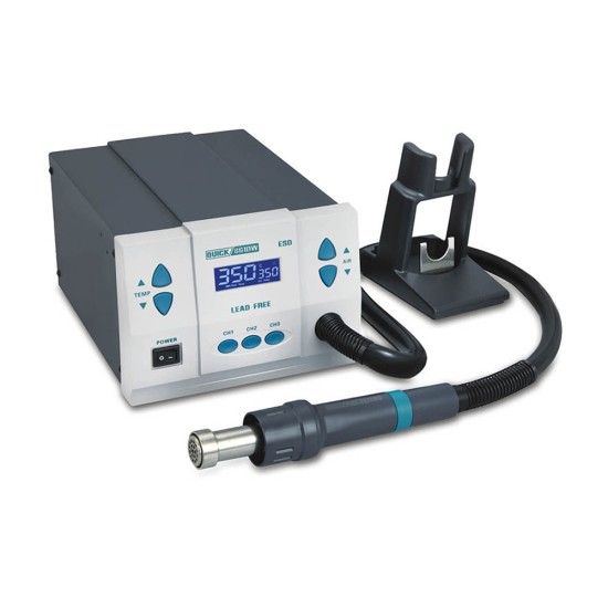 QUICK 861DW ESD HEATGUN 1000 WATT MAXIMUM AIRFLOW OF 120 LITRES PER MINUTE 